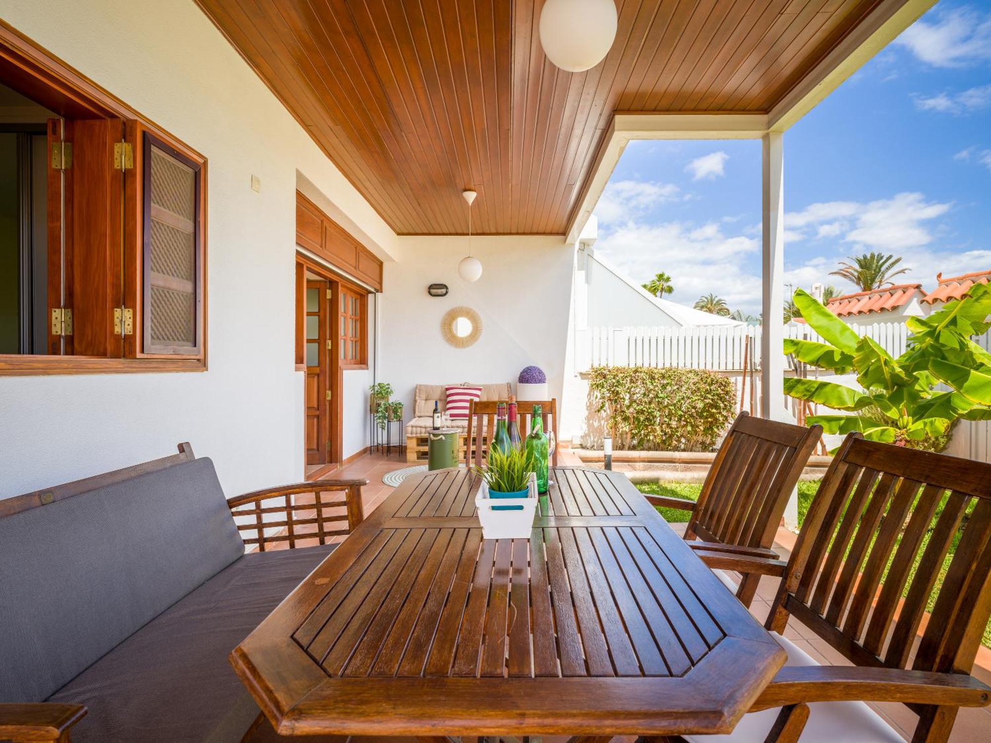 Banana House In Top Location By Tenpropertiesgc Maspalomas  Exteriör bild
